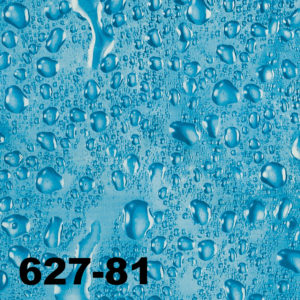 DUSCHY Zasłona prysznicowa 180x200 tekstylna 627-81 WATER BLUE