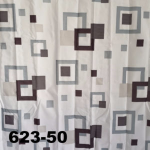 DUSCHY Zasłona prysznicowa 180x200 tekstylna 623-50 FRAME